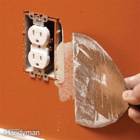 how to fix an electrical box cutout in granite|electrical outlet in granite.